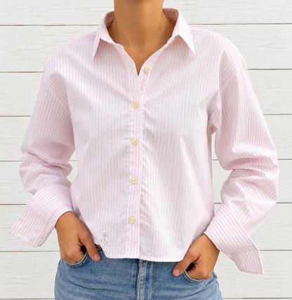 Blusa Rayas Rosadas