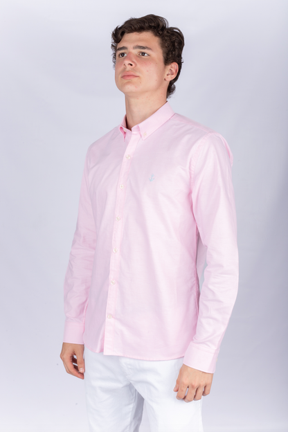 Camisa Oxford Rosada