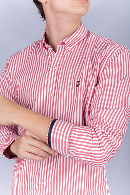 Red Striped Shirt 
