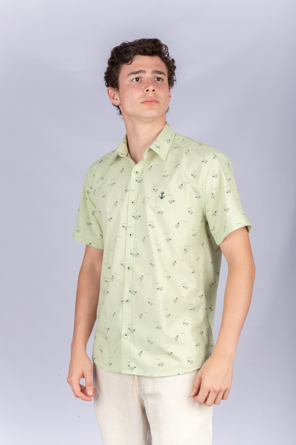 Camisa Verde Palmeras