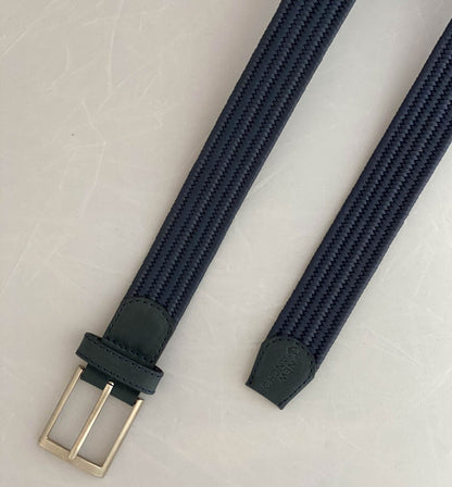 Blue Leather Belt