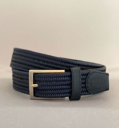 Blue Leather Belt