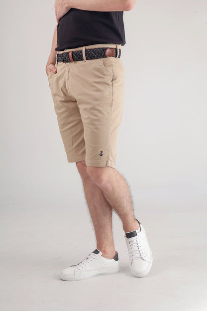 Beige Bermuda