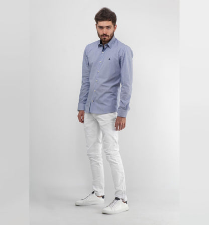 Pantalon Slim Blanco